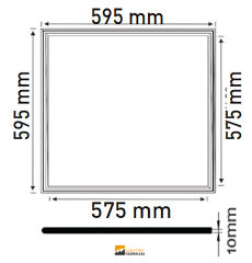 ACK_40W 60x60cm LED Slim Panel Sıva Altı_AP16-46600