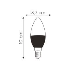 Zmr_8W C35 Buji LED Ampul E14 3000K/6500K 640Lm_11121115