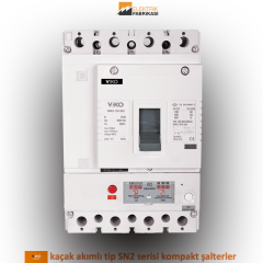 SN2 Serisi 63A-25kA-4 Kutup-K. A. Eşik Değeri: 100mA-500mA-T. A. Sahası: 44-63A-Kaçak Akımlı Tip Kompakt Şalter_Viko by Panasonic