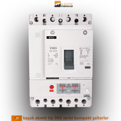 SN2 Serisi 80A-25kA-4 Kutup-K. A. Eşik Değeri: 100mA-500mA-T. A. Sahası: 56-80A-Kaçak Akımlı Tip Kompakt Şalter_Viko by Panasonic