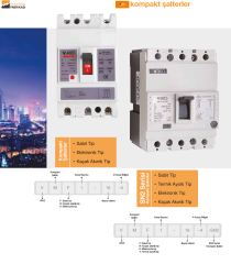 VMF Serisi Sabit Tip Kompakt Şalter 80A/100A-35kA-3 Kutup_Viko by Panasonic