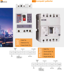 VMF Serisi Sabit Tip Kompakt Şalter 200A/250A-35kA-3 Kutup_Viko by Panasonic