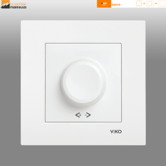 Karre Sıva Altı Pro Dimmer RL 60-400W/VA (Beyaz I Krem)_Viko by Panasonic