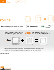 Rollina Sıva Altı DND/MUR Komütatörü (Beyaz I Krem)_Viko by Panasonic