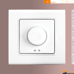 Linnera Sıva Altı Pro Dimmer RL 20-500W/VA Veavien (Beyaz I Krem)_Viko by Panasonic