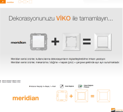 Meridian Sıva Altı İkili Priz (Beyaz I Krem)_Viko by Panasonic