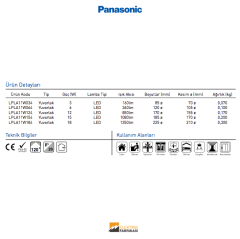 12W Yuvarlak Tip LED Panel - 4000K_Viko by Panasonic