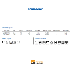 36W Kare SLİM LED Panel - 3000K_Viko by Panasonic