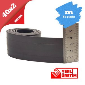 40x2mm Esnek Şerit Mıknatıs