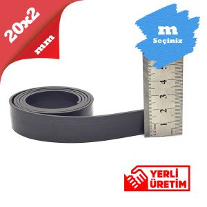 20x2mm Esnek Şerit Mıknatıs