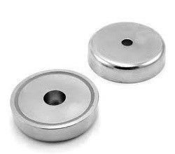 20mm Neodyum Düz Delikli Pot Mıknatıs - Vidalanabilir Pot-b Mıknatıs
