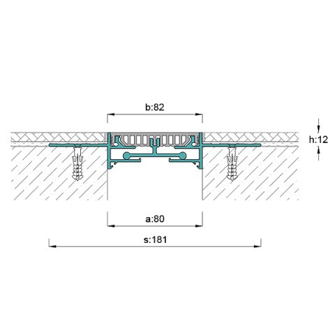 AR109-081 Zemin Dilatasyon Profili - 3 mt