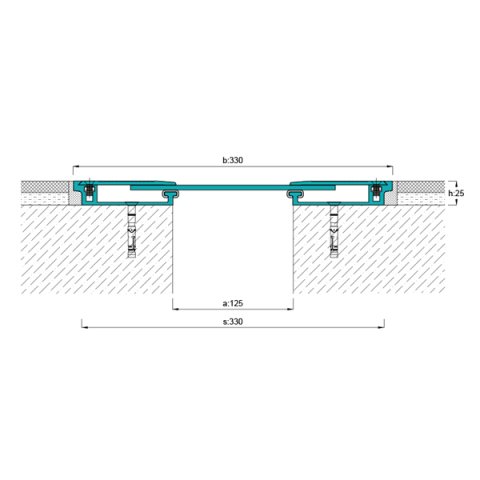 AR851-125 Zemin Dilatasyon Profili - 3 mt