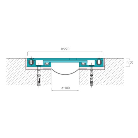 AR902-102 Zemin Dilatasyon Profili - 2 mt
