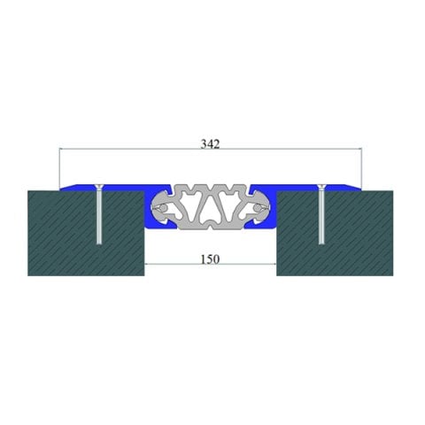 AR191-150 Zemin Dilatasyon Profili - 4 mt