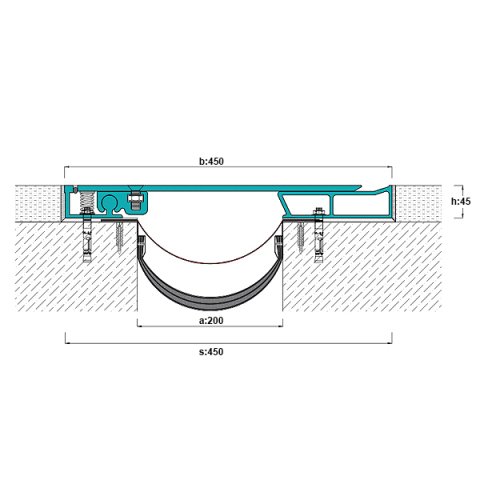 AR931-200 Zemin Dilatasyon Profili - 3 mt