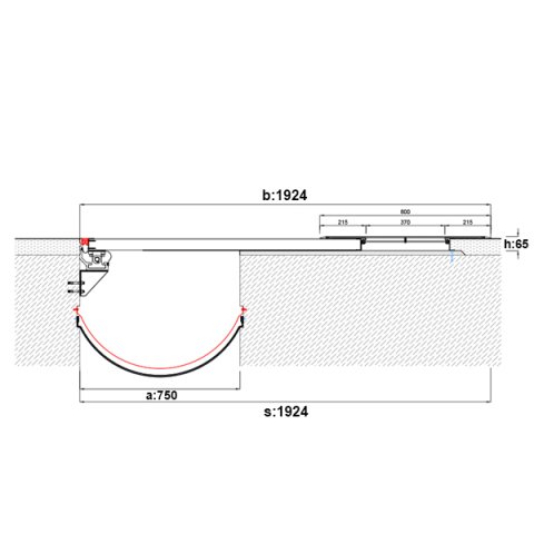 AR971-750 Zemin Dilatasyon Profili - 2 mt
