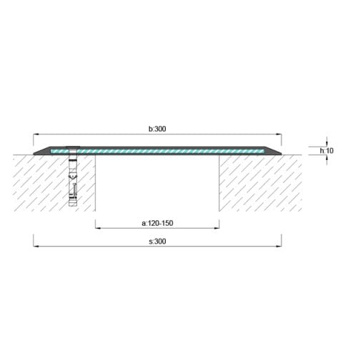 AR951-150 Zemin Dilatasyon Profili - 2 mt