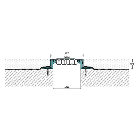 AR600-200SS Zemin Dilatasyon Profili - 3 mt