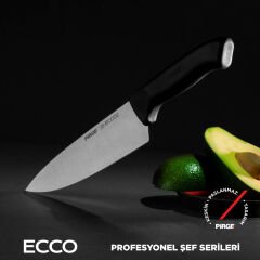 38402 - PİRGE Ecco Çantalı Bıçak Seti - Knife Set with Roll Bag - 5 + 1 Pcs