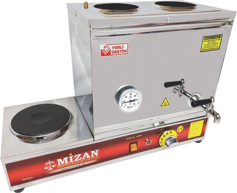 Mizan - 40'Lık Çay Kazanı Elektrikli 430 Vidalı