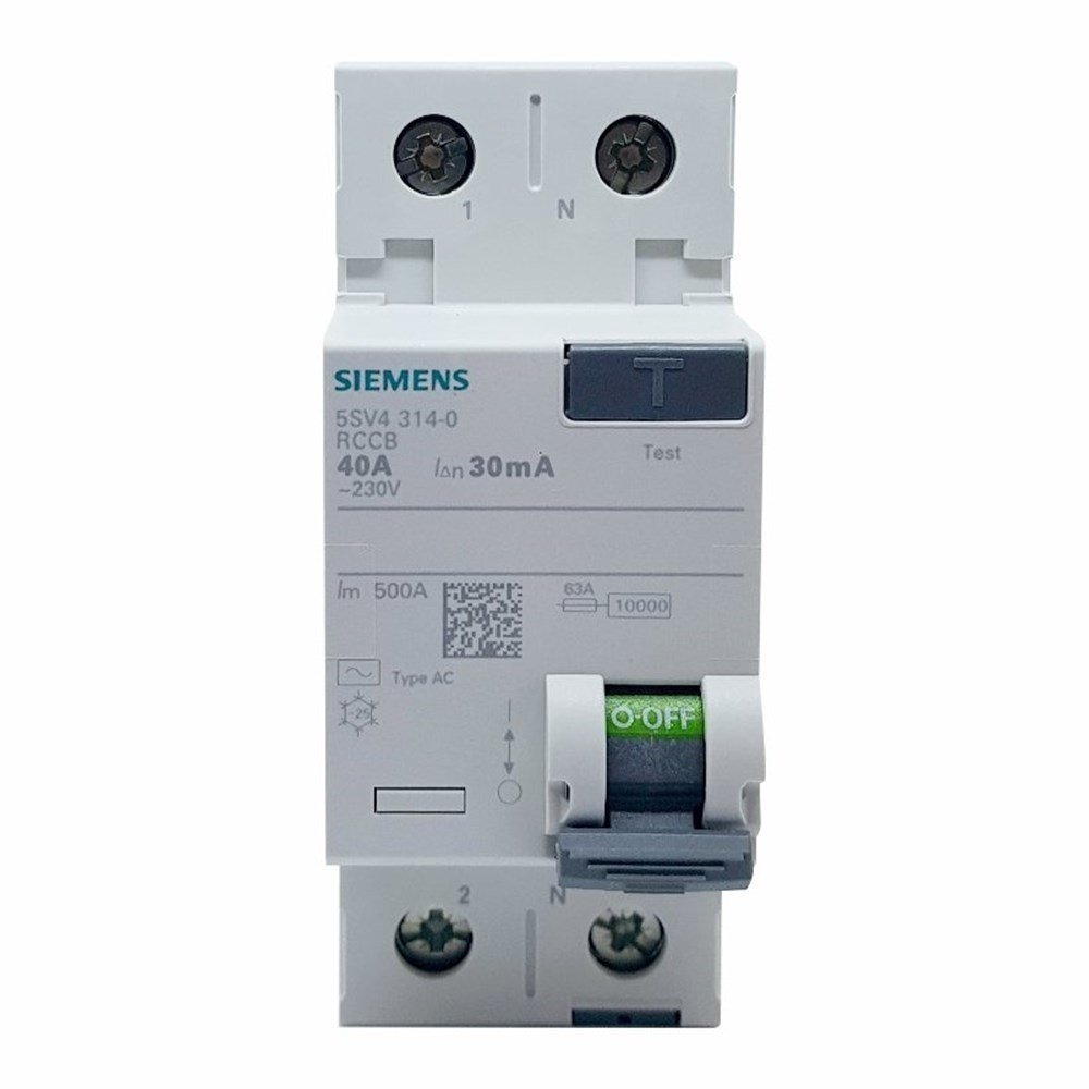 Siemens 2x63 A 300Ma Kaçak Akım Koruma Rölesi 5SV5616-6