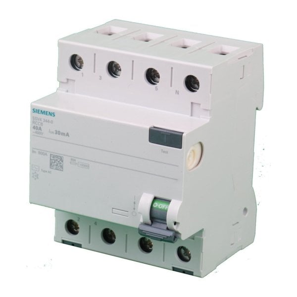 Siemens 4x63 A 300Ma Kaçak Akım Koruma Rölesi 5SV5646-6