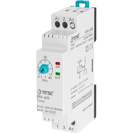 TENSE Zaman Rölesi 0.1dk-60dk ERV-60D