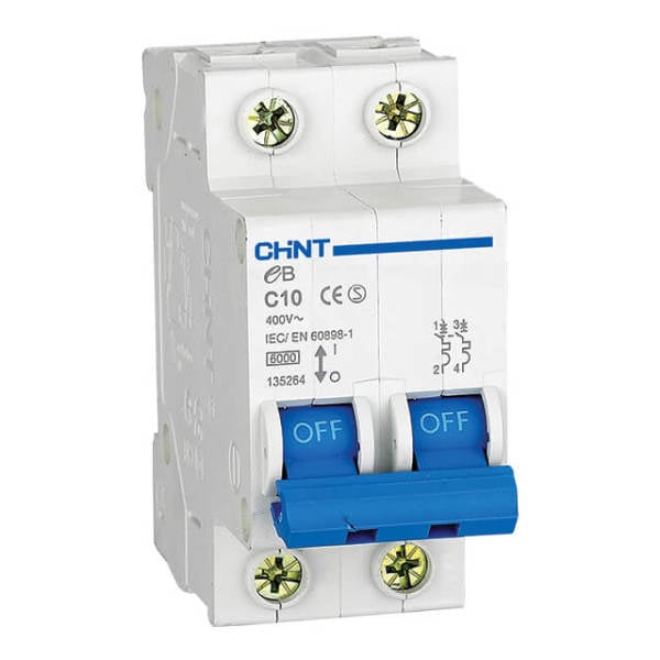 CHİNT - 186469 C tipi 2X32A 4,5kA Otomatik Sigorta