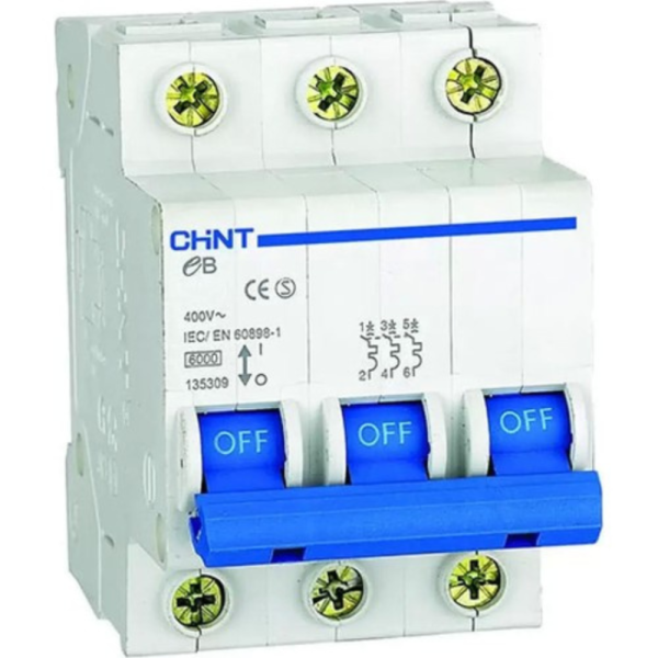 CHİNT - 186503 C tipi 3X20A 4,5kA Otomatik Sigorta