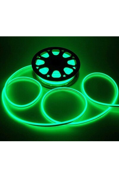Noas 220V Neon Led (8x16mm) Yeşil (50 metre)