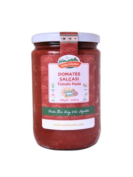 Karşı Köyden Domates Salçası, Tomato Paste, Güneşte Kurutma