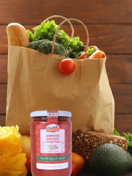 Karşı Köyden Domates Salçası, Tomato Paste, Güneşte Kurutma