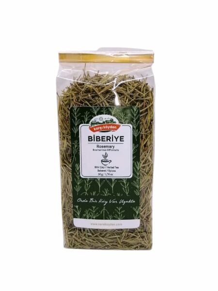 Karşı Köyden Biberiye Kurusu, Biberiye Yaprağı,  Kuş Dili, Rosmarinus officinalis, 50 g