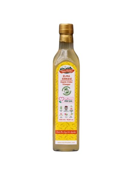 Karşı Köyden Doğal Fermantasyon Elma Sirkesi, Apple Cider Vinegar, 500 ml