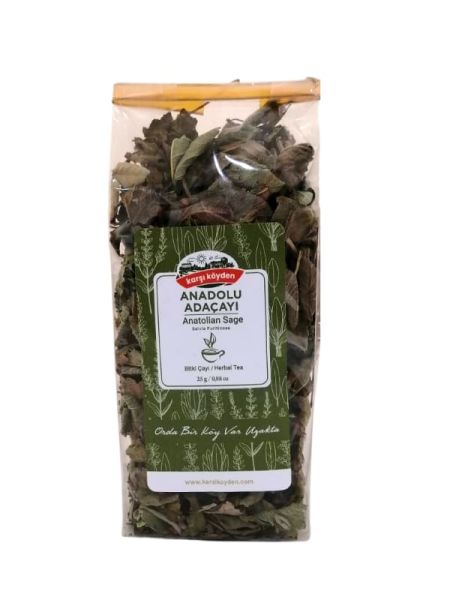 Karşı Köyden Anadolu Adaçayı, Anatolian Sage, Salvia furiticosa, 25 g