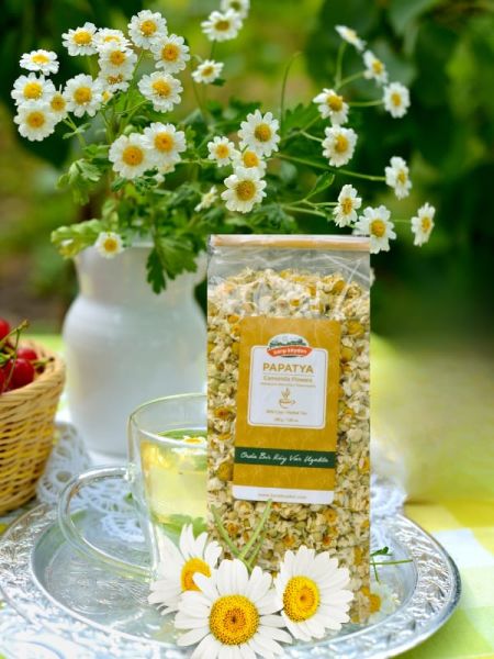 Karşı Köyden PREMIUM Papatya, Daisy, Camomile Flowers, Matricaria Chamomilla, Matricaria recutita, 200 g