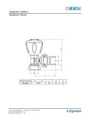 ECA KÖŞE RADY. VANA VALFİ PE-X 1/2 RV3