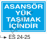 Asansör Yük Taşımak İçindir