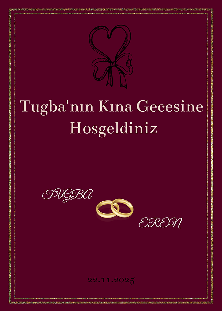 Kına Karşılama Panosu (KRP0082)