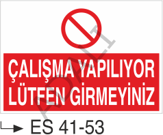 Çalışma Yapılıyor Lütfen Girmeyiniz