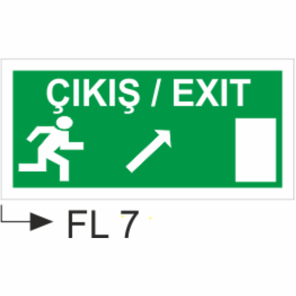Çıkış/Exıt - Uyarı Levhaları