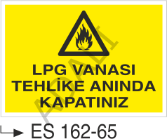 Lpg Vanasını Tehlike Anında Kapatınız