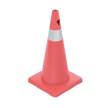vc Trafik Konisi 70 Cm Çift Reflektifli Kare Tabanlı  (ADL702804R1)