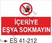 İçeriye Eşya Sokmayın