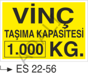 Vinç Taşıma Kapasitesi 1.000 Kg