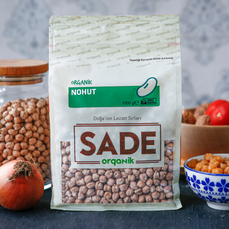 Sade Organik Nohut 1000 gr