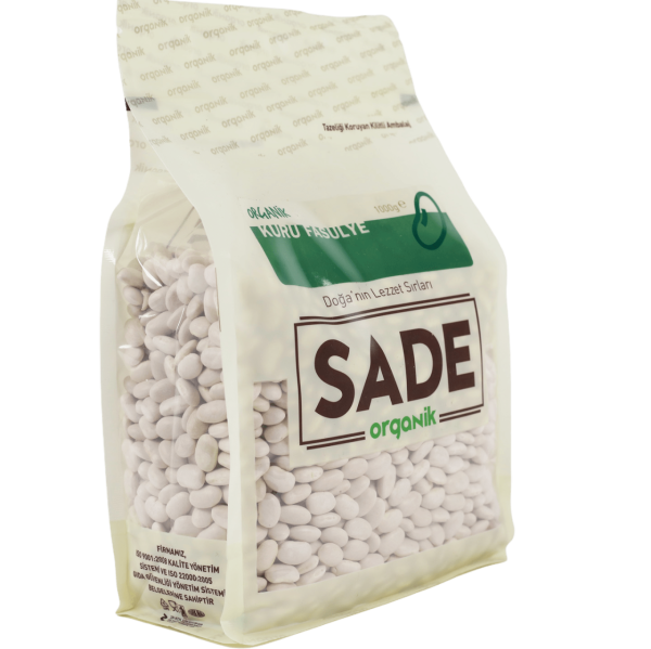 Sade Organik Kuru Fasulye 1000 gr