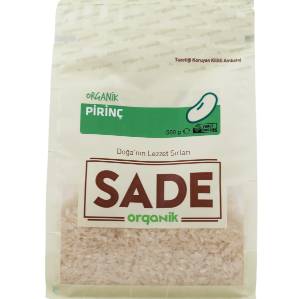 Sade Organik Pirinç 500 gr