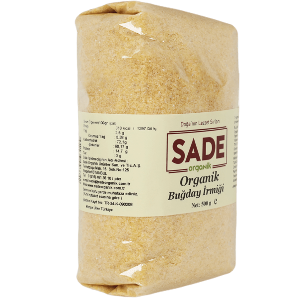 Sade Organik Buğday İrmiği 500g